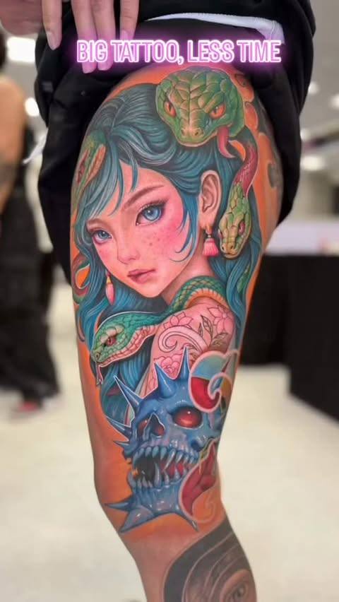 Color Character โดย 666 Tattoo Bangkok